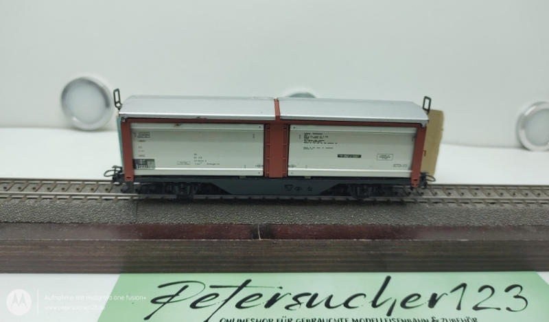 Märklin H0 4633 Güterwagen / Schiebewänden / Schiebedach  DB Hellblaue OVP