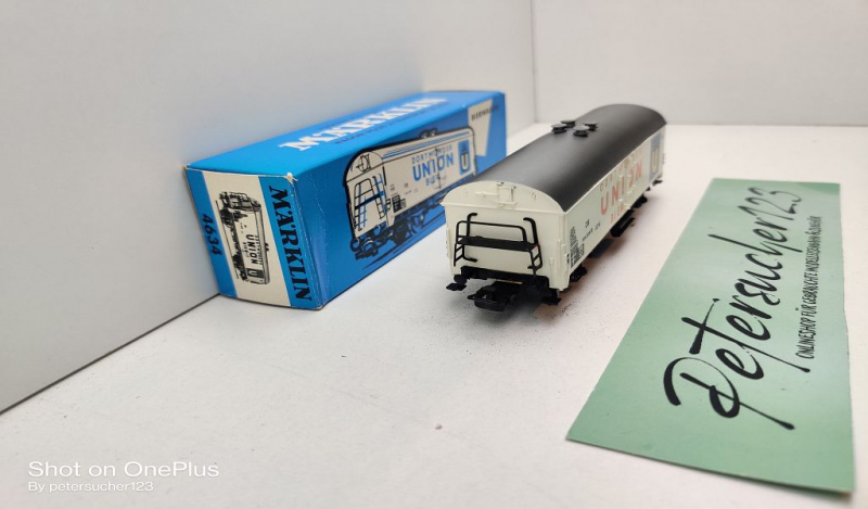 Märklin H0 AC 4634 Bierwagen "Dortmunder Union" / Tehs 50 / DB / OVP blau