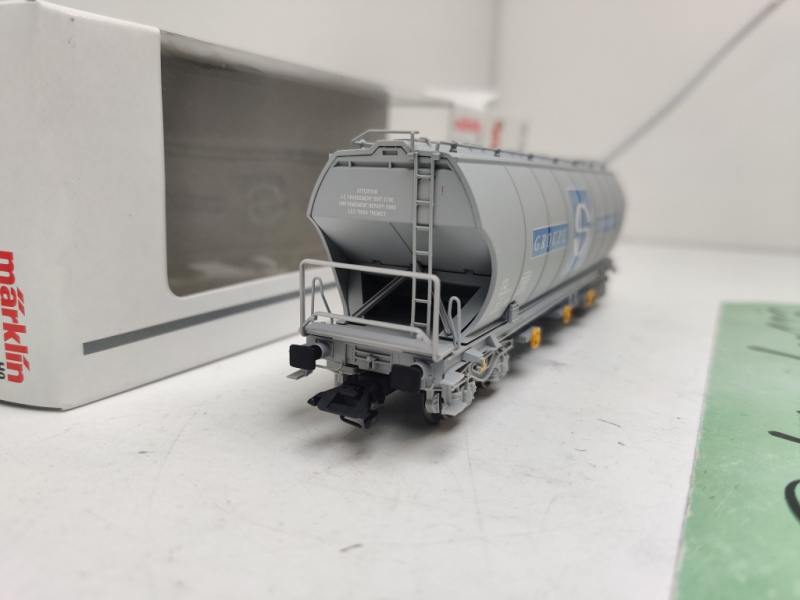 Märklin H0 AC 46341-01 Großraum-Getreidesilowagen (Typ Cerealier) / französischen Privatgesellschaft „GROUPE SOUFFLET“ / SNCF / OVP