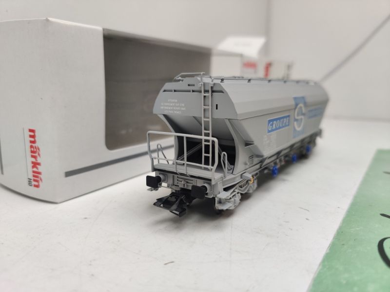 Märklin H0 AC 46341-03 Großraum-Getreidesilowagen (Typ Cerealier) / französischen Privatgesellschaft „GROUPE SOUFFLET“ / SNCF / OVP