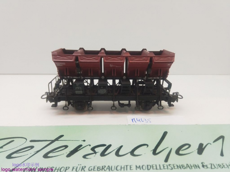 Märklin H0 AC 4635 Muldenkippwagen / Fz120, Ommi51 / DB