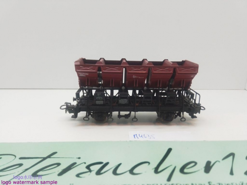 Märklin H0 AC 4635 Muldenkippwagen / Fz120, Ommi51 / DB