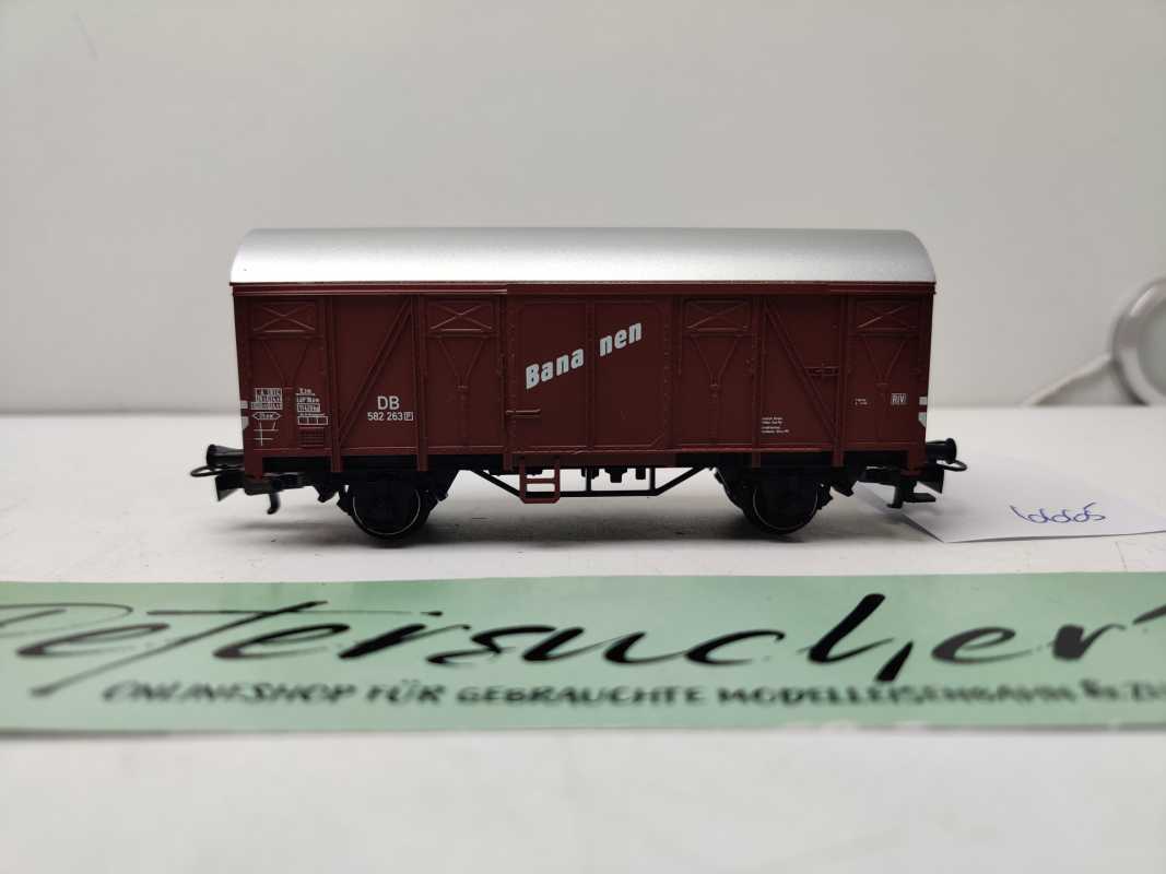 Märklin H0 AC 00755-02 / gedeckter Güterwagen / Kühlwagen  Bananentransport (Gms) / DB