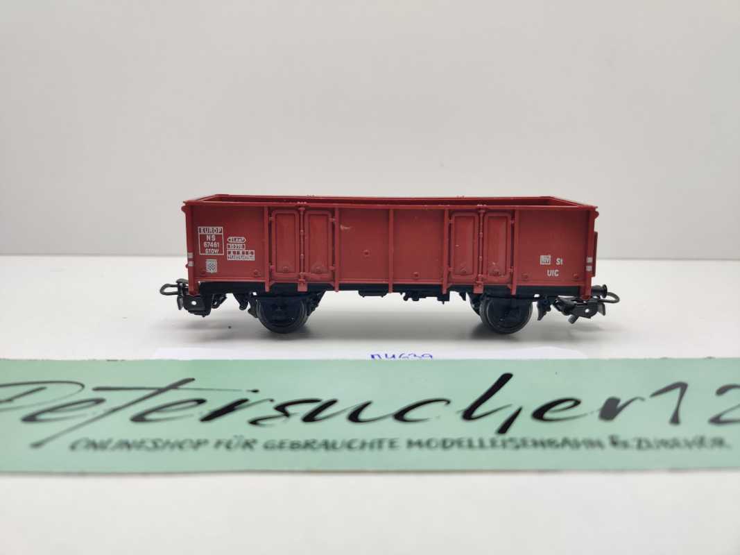 Märklin H0 AC 4475 Hochbordwagen GTOW / ohne Ladung / NS