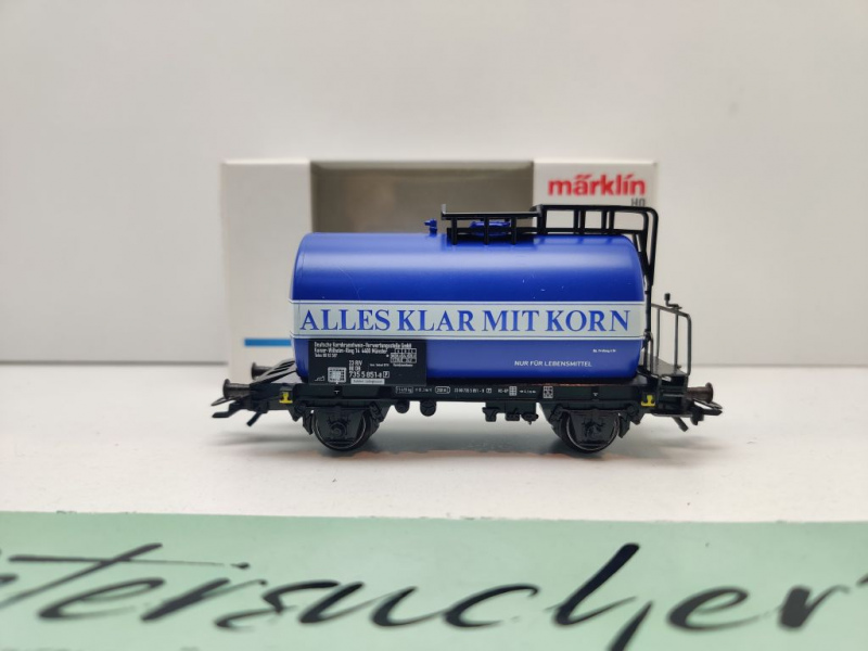 Märklin H0 AC 4642 Kesselwagen "Alles klar mit Korn" / Einheitstyp / DB / OVP