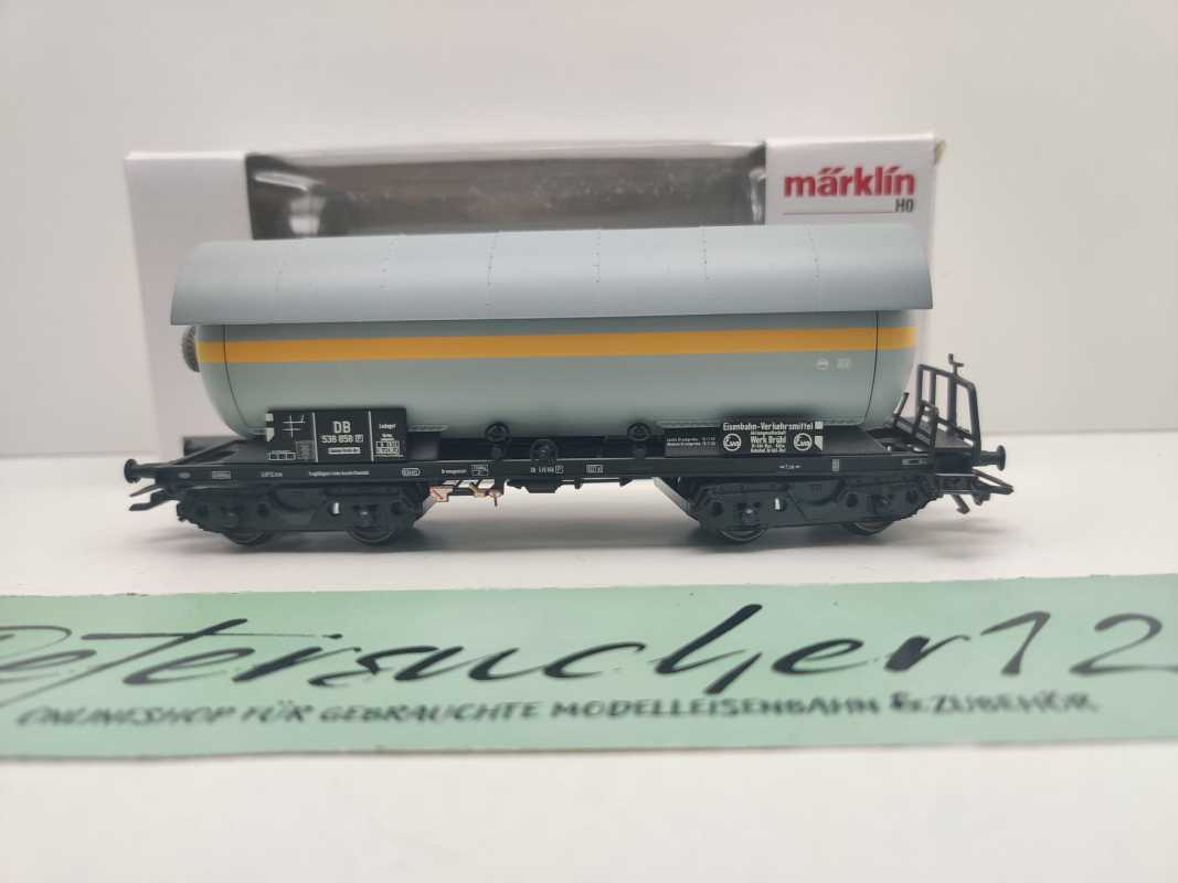 Märklin H0 46453 Druckgas-Kesselwagen "EVA" insider'06 / NEM / DB, EVA / OVP weiß