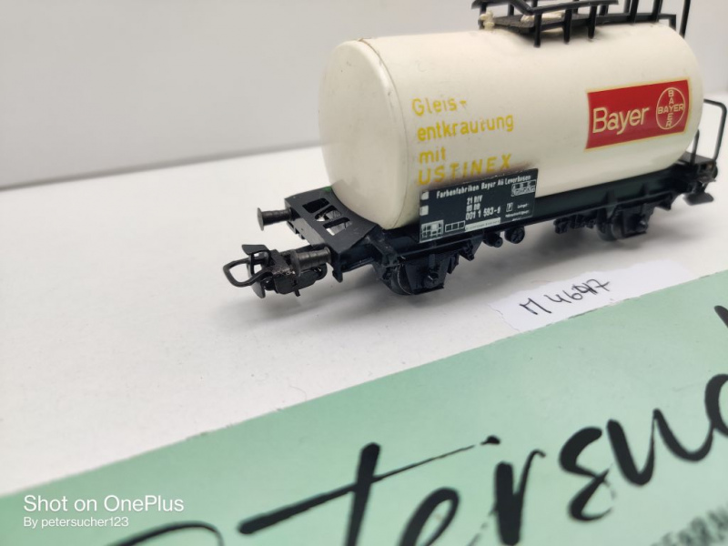 Märklin H0 AC 4647 Kesselwagen "Bayer Gleisentkrautung" / [P] / DB