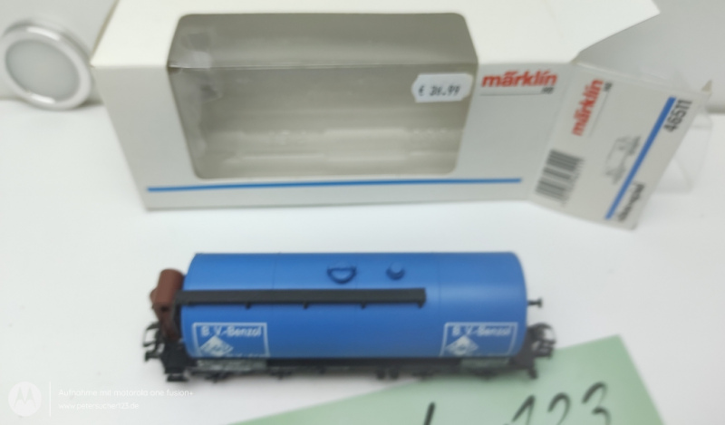 Märklin H0 AC 46511 / 504 216 // 4-Achser Kesselwagen B.V.-Benzol / DB / OVP