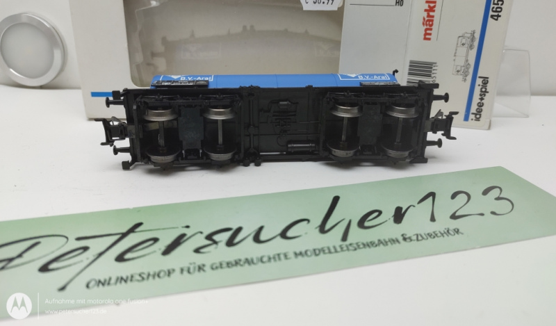 Märklin H0 AC 46511 / 504 216 // 4-Achser Kesselwagen B.V.-Benzol / DB / OVP