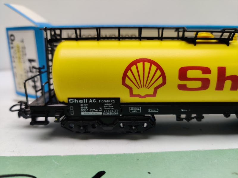 Märklin H0 4651 Kesselwagen SHELL  / 4-Achser / Blaue OVP