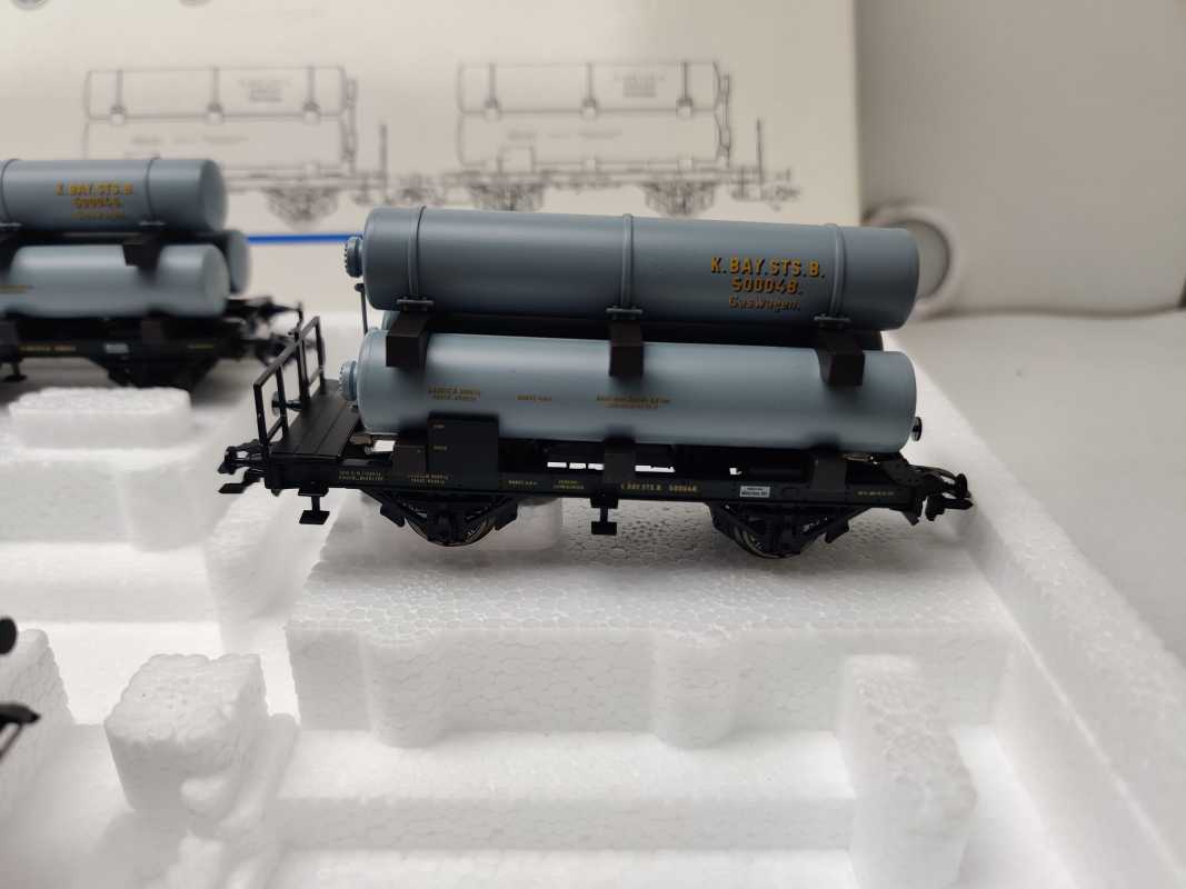 Märklin H0 AC 46600 / 3-teilige Spezial-Wagenset „Gaswagen“ / OVP
