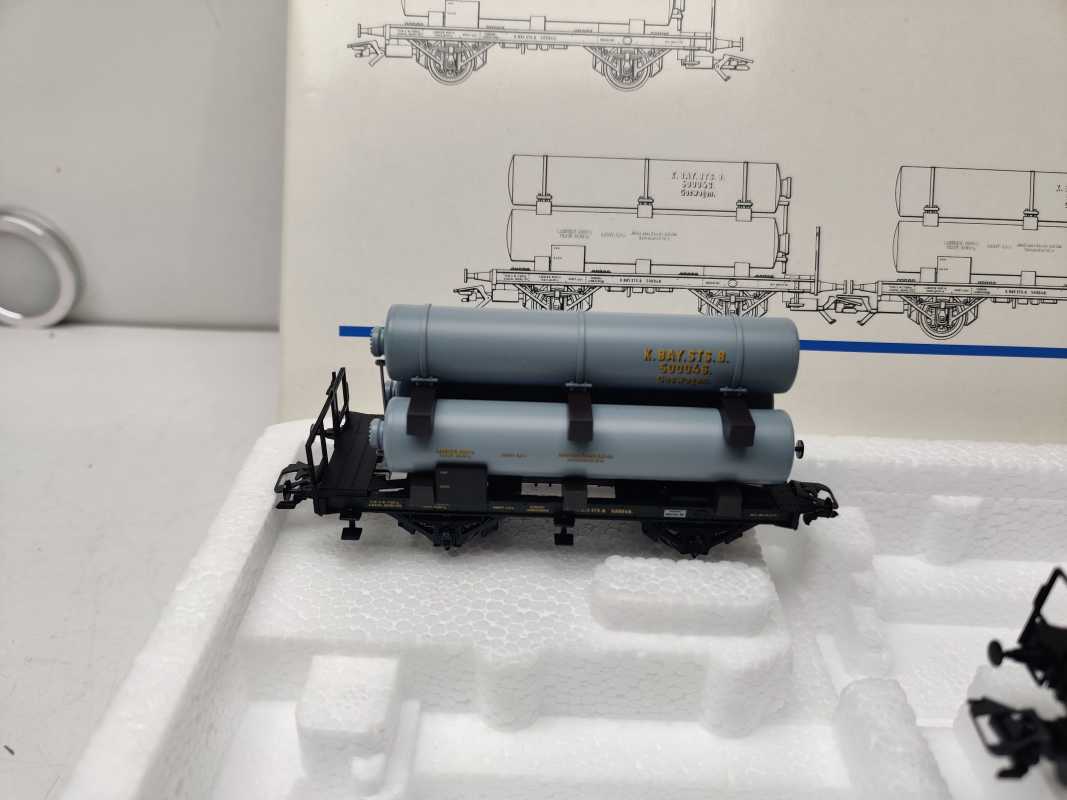 Märklin H0 AC 46600 / 3-teilige Spezial-Wagenset „Gaswagen“ / OVP