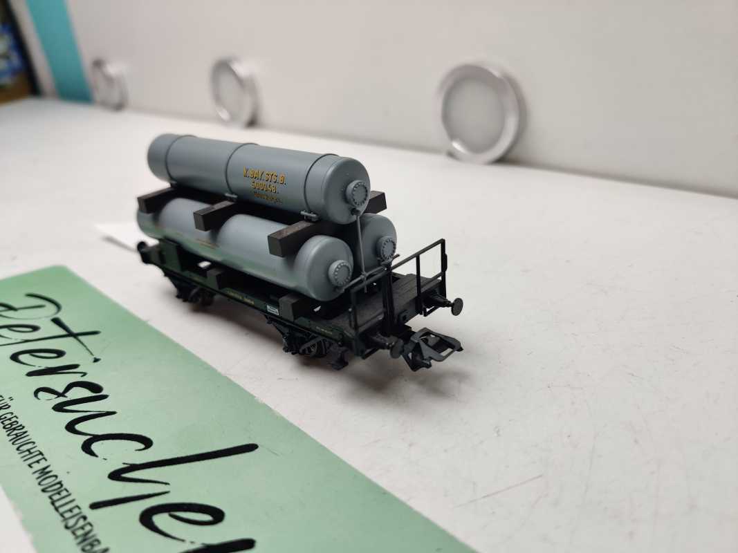 Märklin H0 AC 500048 / zweiachsigen Gaswagen / Transport von Leuchtgas / K.Bay.Sts.B.