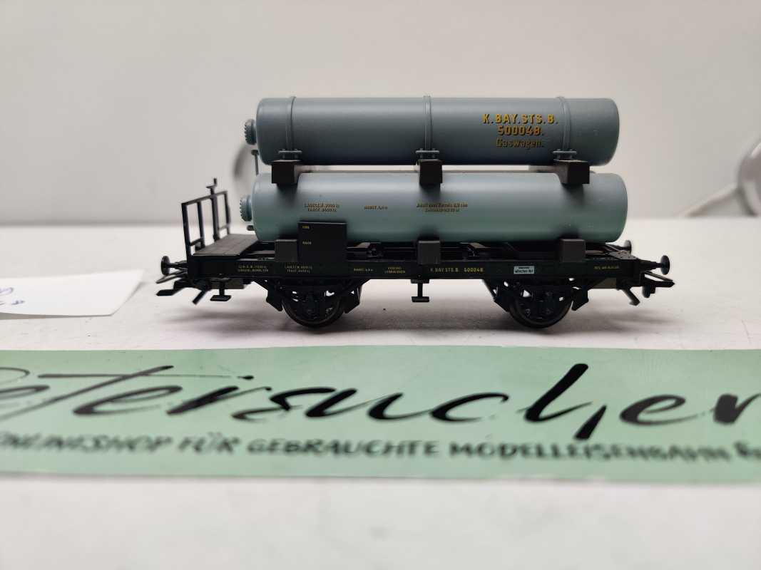 Märklin H0 AC 500048 / zweiachsigen Gaswagen / Transport von Leuchtgas / K.Bay.Sts.B.