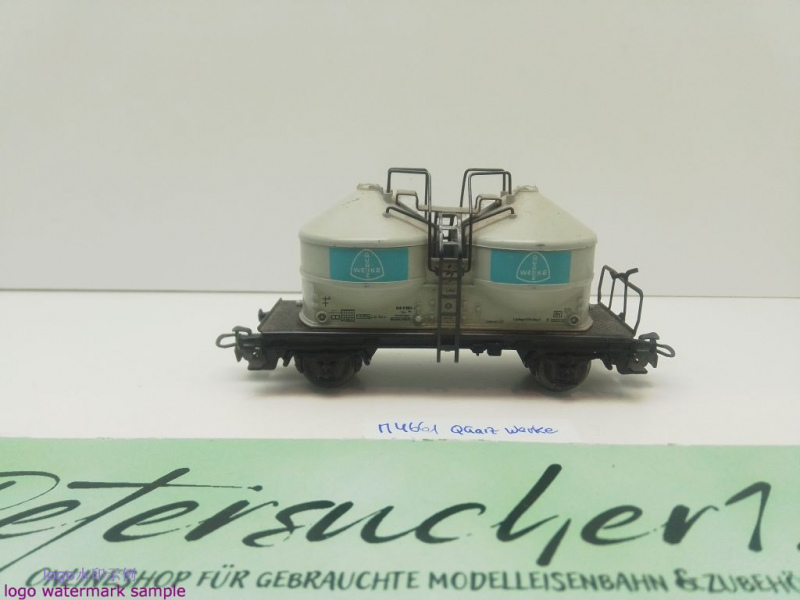 Märklin H0 AC 4661 Silowagen "Quarzwerke" / Kds54 / DB