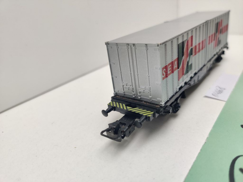 Märklin H0 AC 4668 Containerwagen "Sea Land" Lgjs598 / 2x 20' Container / DB