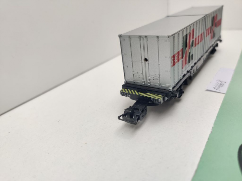 Märklin H0 AC 4668 Containerwagen "Sea Land" Lgjs598 / 2x 20' Container / DB