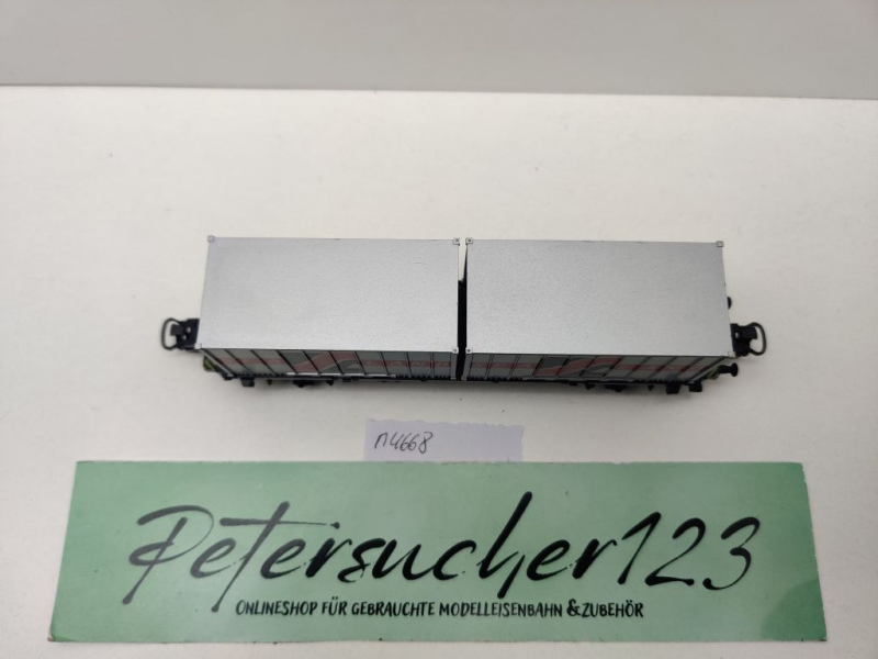 Märklin H0 AC 4668 Containerwagen "Sea Land" Lgjs598 / 2x 20' Container / DB