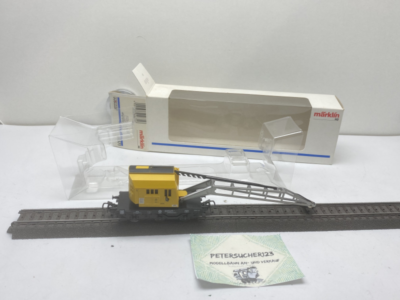 Märklin H0 4671 Kran Ardelt gelb Weiße OVP  DB