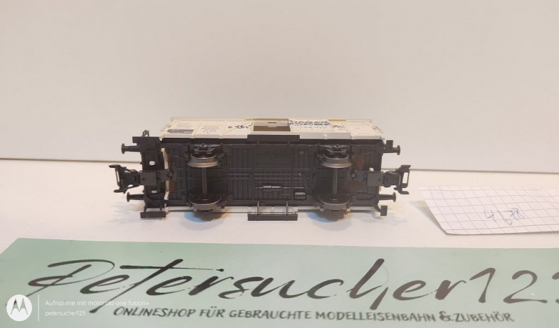 Märklin H0 AC 4678 ged. Güterwagen m. Brmshs "Haller Löwenbräu" / NEM / DRG