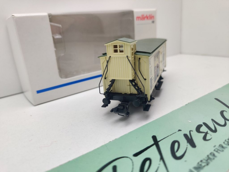 Märklin H0 AC 4680-6 Bierwagen "Boller Bad" G10 / NEM / K.W.St.E. / OVP weiß