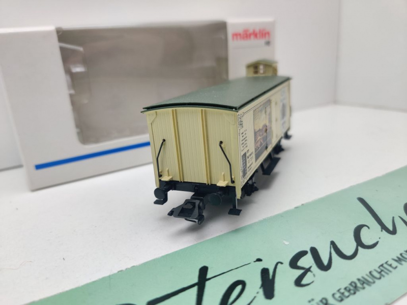 Märklin H0 AC 4680-6 Bierwagen "Boller Bad" G10 / NEM / K.W.St.E. / OVP weiß