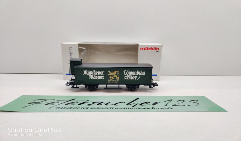 Märklin H0 AC 4680-82 Bierwagen SoMo 1996 "MÜNCHENER MÄRZEN" / G 10 / DRG / Ers-VP