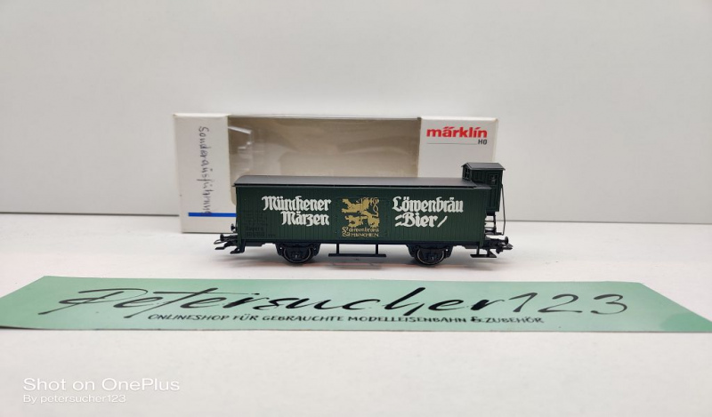 Märklin H0 AC 4680-82 Bierwagen SoMo 1996 "MÜNCHENER MÄRZEN" / G 10 / DRG / Ers-VP