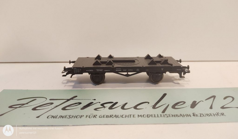 Märklin H0 AC 4885 Flachwagen / OHNE LKW / NEM / DB