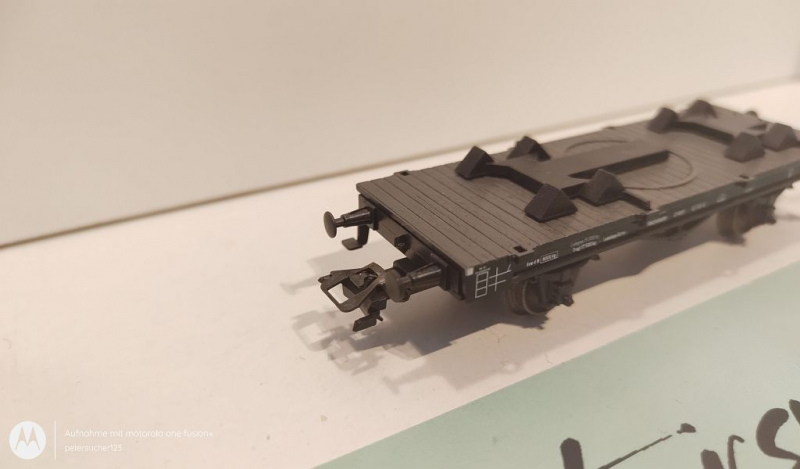 Märklin H0 AC 4885 Flachwagen / OHNE LKW / NEM / DB