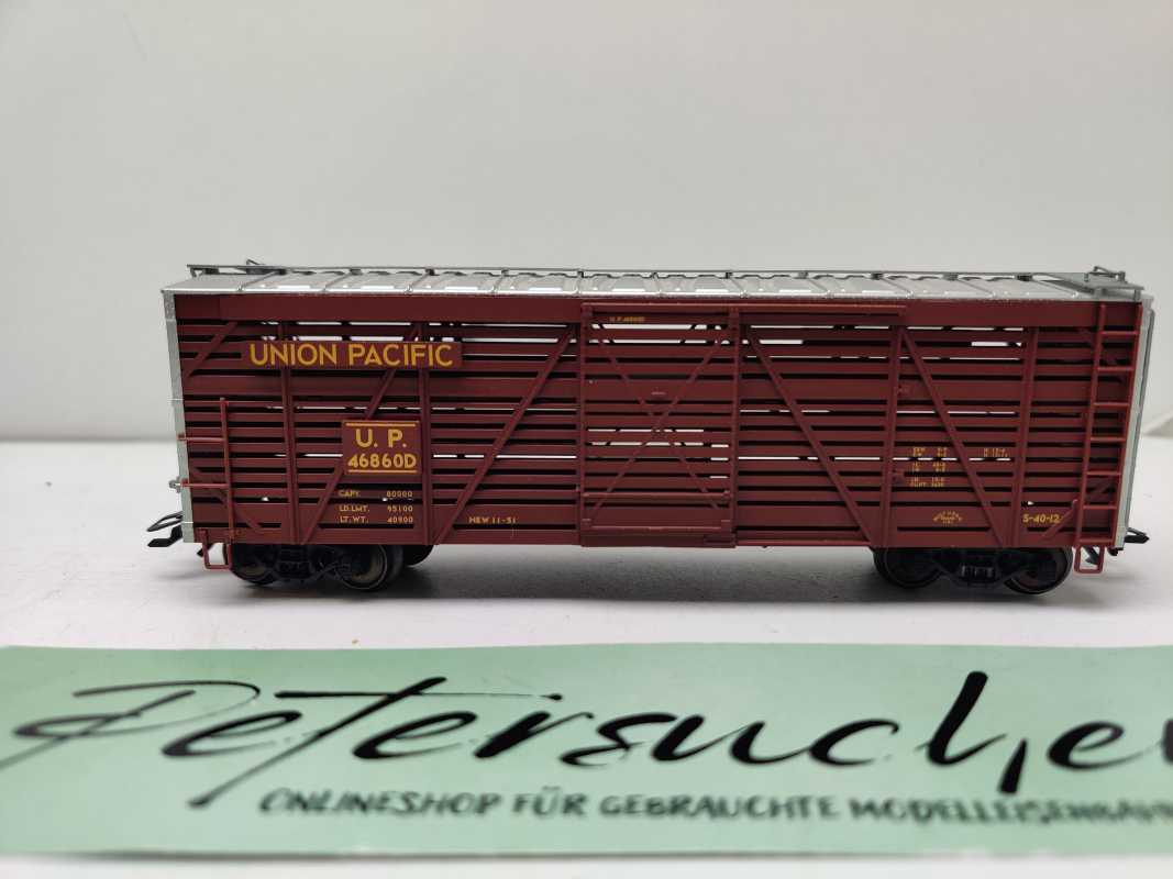 Märklin H0 AC 46860D / 4-Achser Güterwagen /  Union Pazific / U.P. / NEM