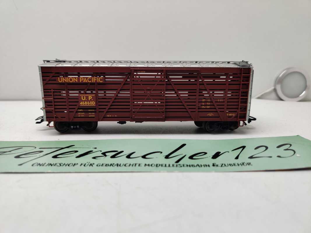Märklin H0 AC 46860D / 4-Achser Güterwagen /  Union Pazific / U.P. / NEM