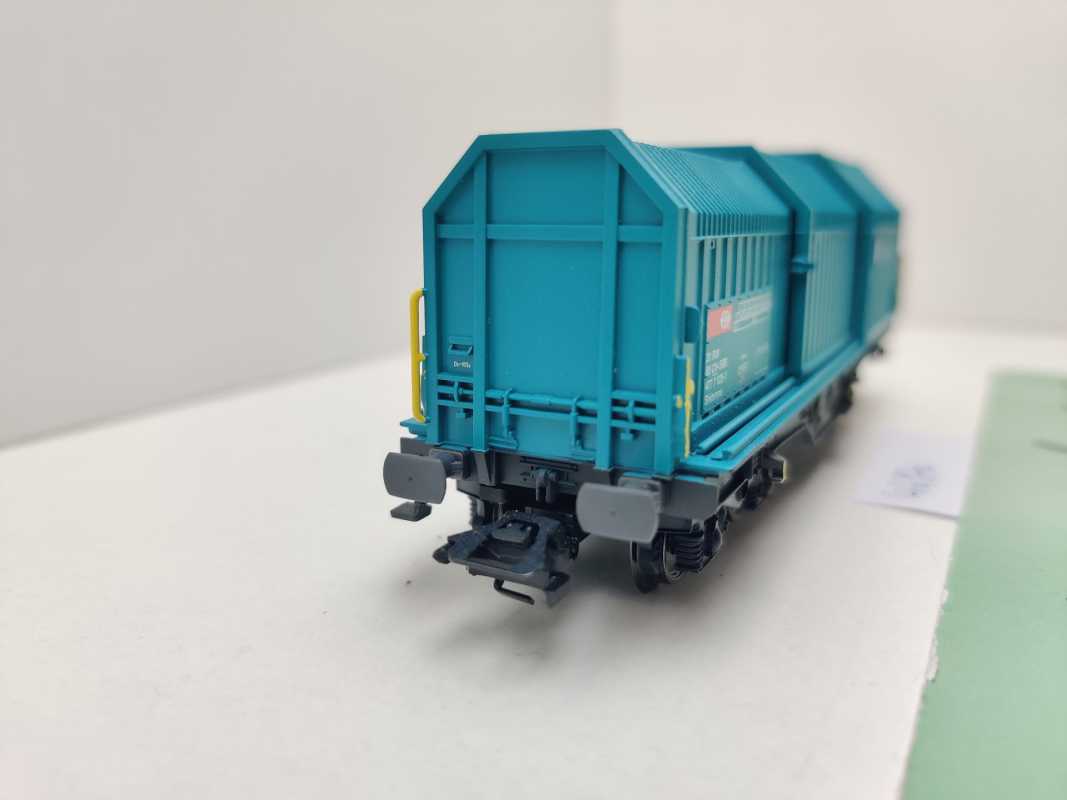 Märklin H0 AC 46870-01 Teleskophaubenwagen Shimmns aus Set / NEM / SBB