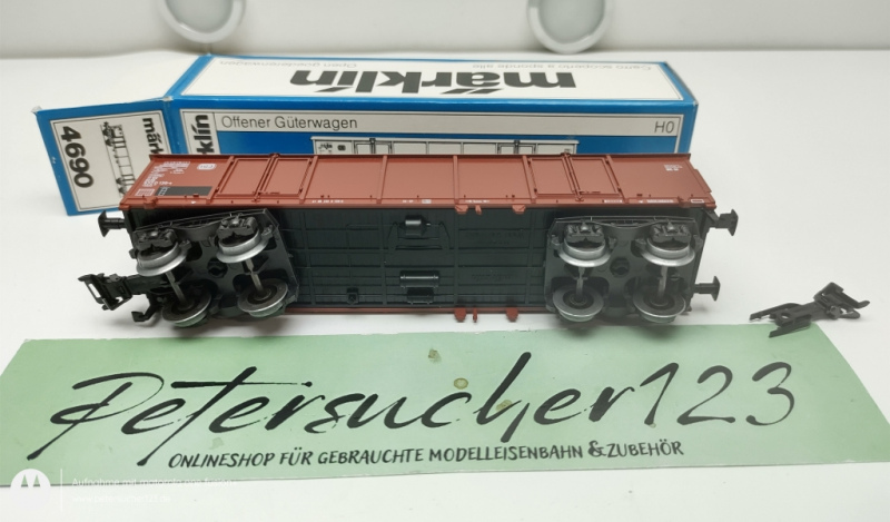 Märklin H0 4690 offener Güterwagen Braun DB OVP