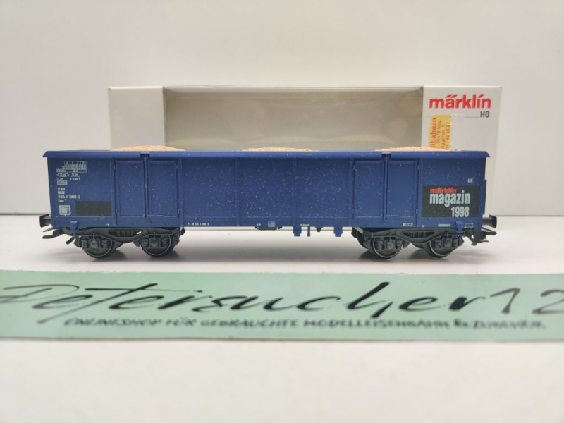 Märklin H0 AC 46902 Hochbordwagen "Magazin JW'98" Eaos106 / NEM / DB / OVP weiß