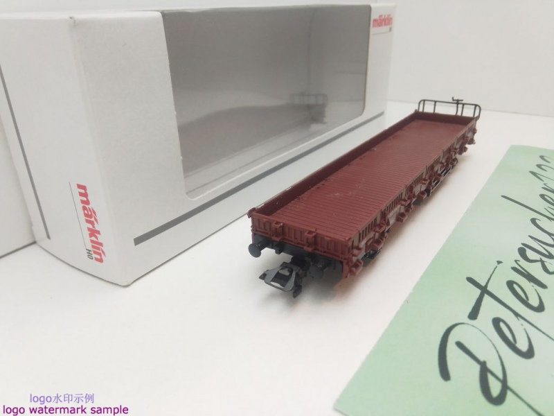 Märklin H0 AC 46938 Rungenwagen / Kbs442 / NEM / DB / OVP weiß