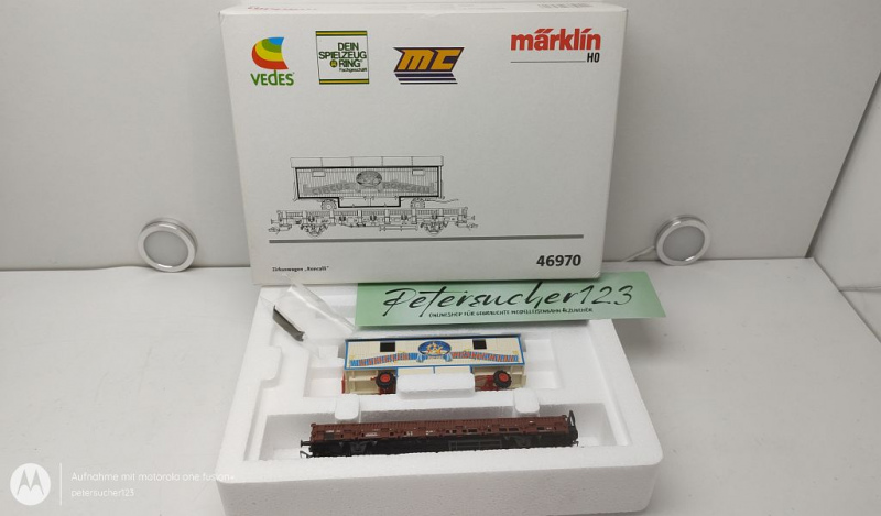 Märklin H0 AC 46970 Zirkuswagen-Set "Roncalli" / Kls443 / NEM / DB / OVP weiß