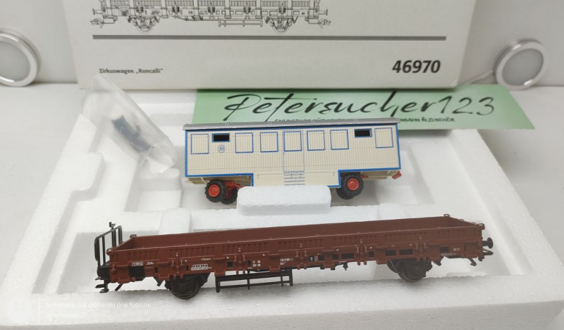 Märklin H0 AC 46970 Zirkuswagen-Set "Roncalli" / Kls443 / NEM / DB / OVP weiß