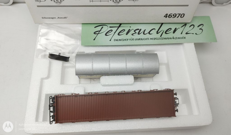 Märklin H0 AC 46970 Zirkuswagen-Set "Roncalli" / Kls443 / NEM / DB / OVP weiß