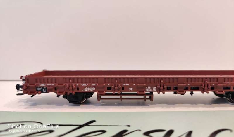 Märklin H0 AC 46974 Rungenwagen Rlmms 56 / NEM / DB