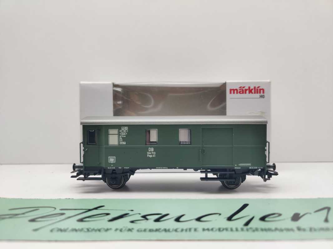 Märklin H0 47329 / zweiachsiger gedeckter Güterwagen der Bauart Gbs 254 / DB