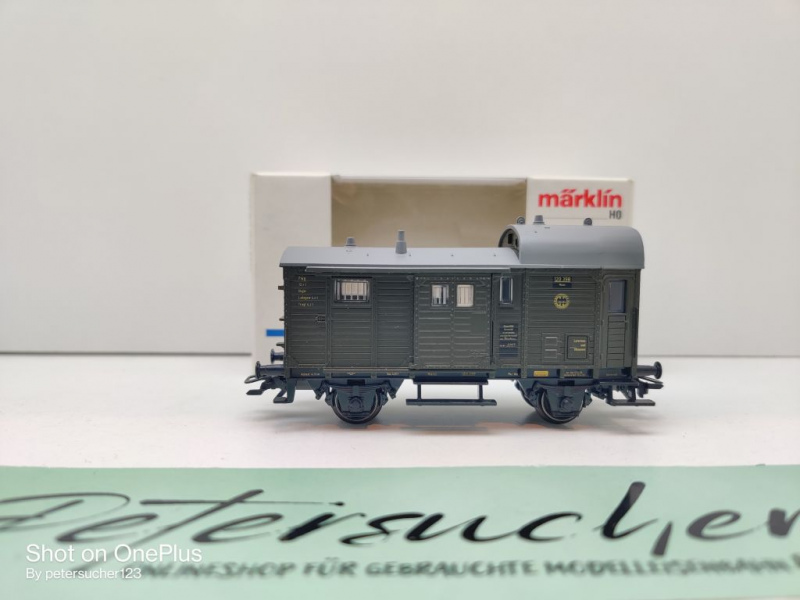 Märklin H0 AC 4699 Güterzug-Begleitwagen / Pwg / NEM / DRG / OVP weiß