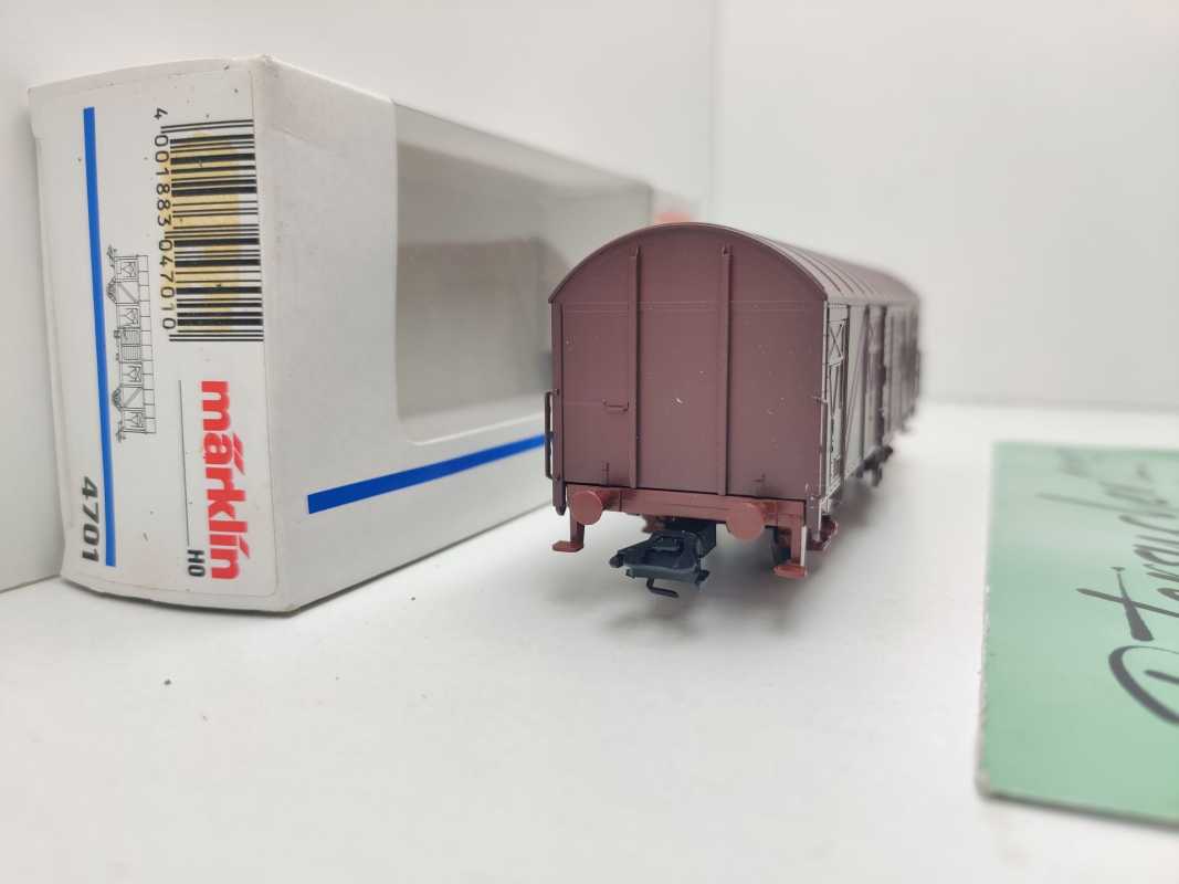 Märklin H0 4701 Gedeckter Güterwagen Go[1008] / NEM / DR / OVP