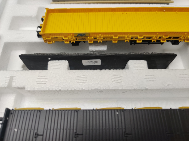 Märklin H0 AC 47036 2-teiliges Bauzugwagen-Set der Deutschen Bahn Gleisbau GmbH (DBG) / OVP