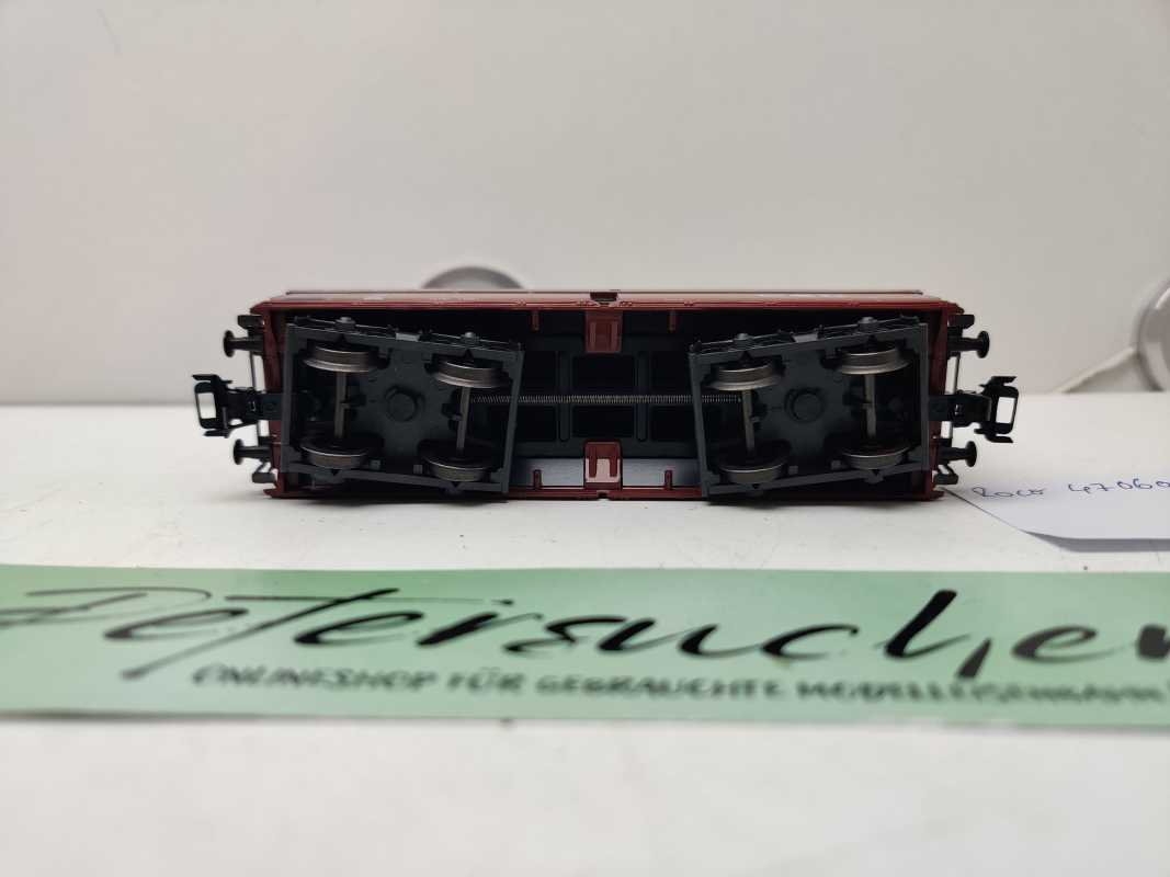 Roco H0 AC 47060 / vierachsiger Großraum-Selbstentladewagen /  Bauart Falns 159 / NEM / DB
