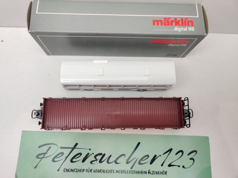 Märklin H0 AC 4714 Rungenwagen & Stadtbus "Märklin digital" / Kbs433 / OVP grau