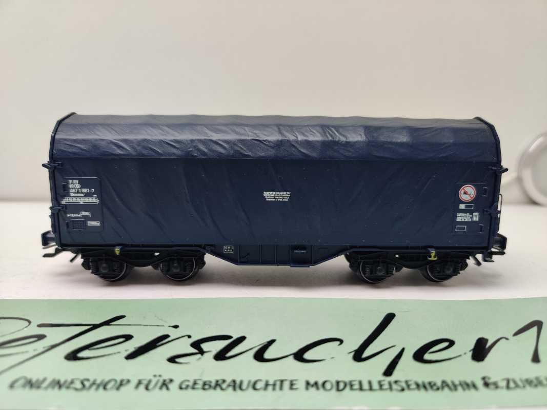 Märklin H0 AC 47210 -01 / 467 1 661-7 / Güterwagen „Coil-Transporter“ / Schiebeplanenwagen / NEM / SNCB