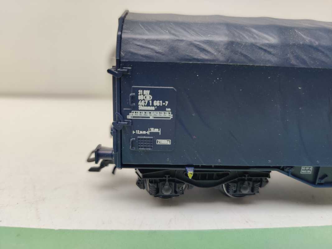 Märklin H0 AC 47210 -01 / 467 1 661-7 / Güterwagen „Coil-Transporter“ / Schiebeplanenwagen / NEM / SNCB