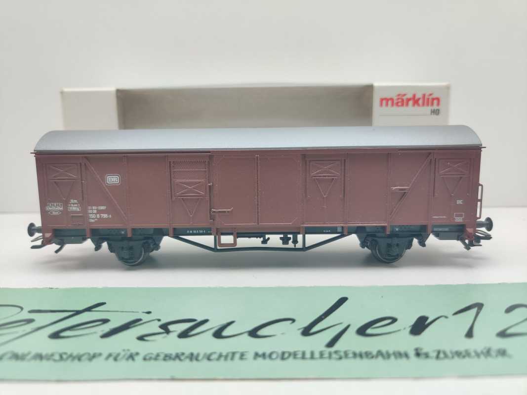 Märklin H0 AC 4732 Gedeckter Güterwagen Gbs254 / NEM / DB / OVP