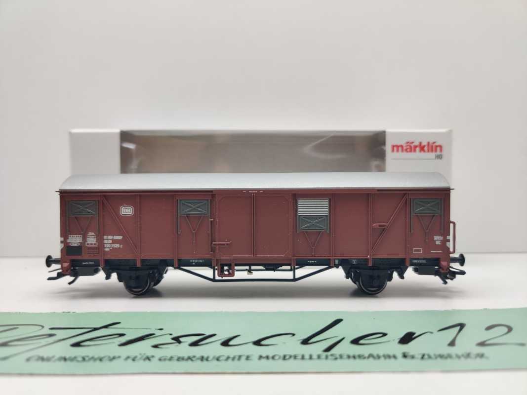 Märklin H0 47329 / zweiachsiger gedeckter Güterwagen der Bauart Gbs 254 / DB